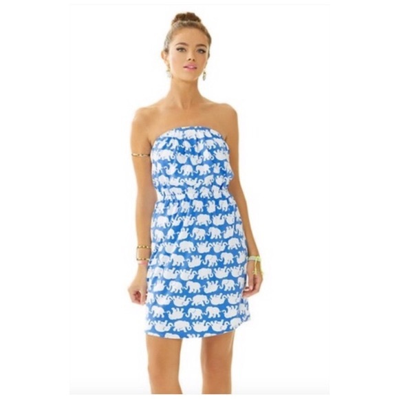 Lilly Pulitzer Dresses & Skirts - Lilly Pulitzer Strapless Elephant Dress